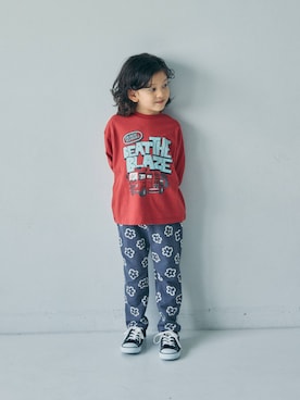 「BREEZE（ブリーズ）のアイテム（Tシャツ/カットソー）」を使った、F.O.OnlineStoreさん（キッズ・110cm）の秋コーディネート