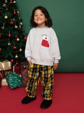 「アイテム（スウェット）」を使った、F.O.OnlineStoreさん（キッズ・110cm）の秋コーディネート