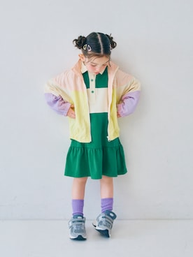 「p.premier（ピードットプルミエ）のアイテム」を使った、F.O.OnlineStoreさん（キッズ・110cm）の冬コーディネート