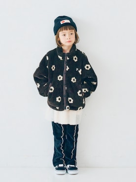 「アイテム（ワンピース/ドレス）」を使った、F.O.OnlineStoreさん（キッズ・110cm）の冬コーディネート