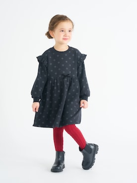 「アイテム（レッグウェア）」を使った、F.O.OnlineStoreさん（キッズ・110cm）の秋コーディネート