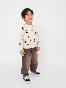 「アイテム（スウェット）」を使った、F.O.OnlineStoreさん（キッズ・110cm）の秋コーディネート