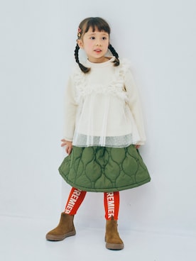 「アイテム（スウェット）」を使った、F.O.OnlineStoreさん（キッズ・110cm）の秋コーディネート
