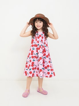 「BREEZE（ブリーズ）のアイテム（帽子）」を使った、F.O.OnlineStoreさん（キッズ・110cm）の春コーディネート