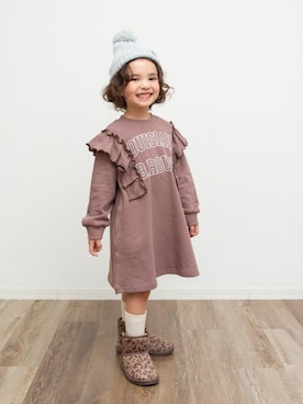 「アイテム（ワンピース/ドレス）」を使った、F.O.OnlineStoreさん（キッズ・110cm）の冬コーディネート