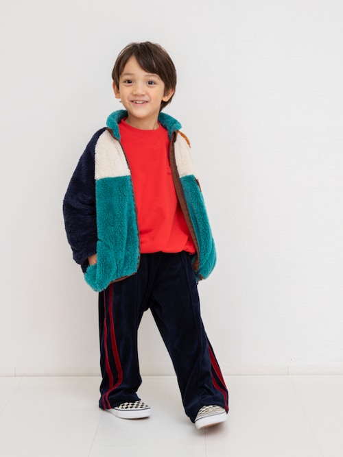 ジュニア対応】ベロアトラックパンツ(セットアップ可)（その他パンツ