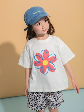 「アイテム（キャップ）」を使った、F.O.OnlineStoreさん（キッズ・110cm）の夏コーディネート