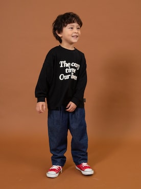 「BREEZE（ブリーズ）のアイテム（トップス）」を使った、F.O.OnlineStoreさん（キッズ・110cm）の冬コーディネート