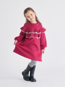 「アイテム（ワンピース）」を使った、F.O.OnlineStoreさん（キッズ・110cm）の秋コーディネート