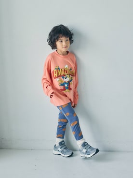 「BREEZE（ブリーズ）のアイテム（Tシャツ/カットソー）」を使った、F.O.OnlineStoreさん（キッズ・110cm）の秋コーディネート