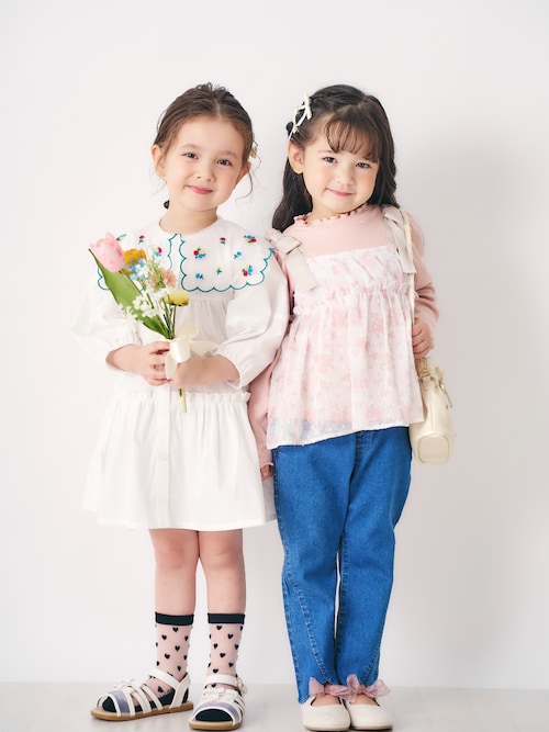 Plantation チューリップ柄パンツ Plantation チューリップ柄パンツ Plantation 花柄ワイドパンツ M