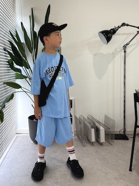 「アイテム（ルームウェア/パジャマ）」を使った、F.O.OnlineStoreさん（キッズ・150cm）の夏コーディネート