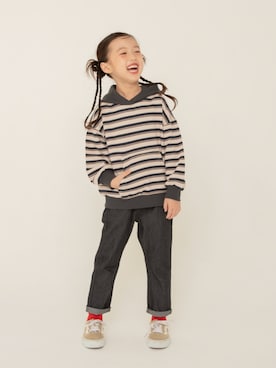 「アイテム（パーカー）」を使った、F.O.OnlineStoreさん（キッズ・110cm）の秋コーディネート