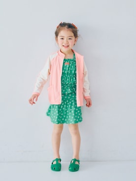 「p.premier（ピードットプルミエ）のアイテム」を使った、F.O.OnlineStoreさん（キッズ・110cm）の冬コーディネート