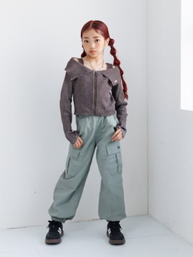「アイテム（ニット/セーター）」を使った、F.O.OnlineStoreさん（キッズ・139cm）の秋コーディネート