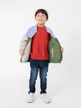 「アイテム（ブルゾン）」を使った、F.O.OnlineStoreさん（キッズ・110cm）の秋コーディネート