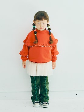 「アイテム（ワンピース/ドレス）」を使った、F.O.OnlineStoreさん（キッズ・110cm）の冬コーディネート