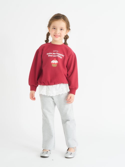 セール】【ジュニア対応】GIRLSバラエティトレーナー/7days Style