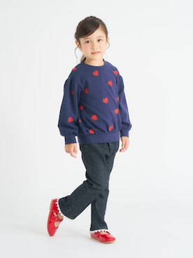 「アイテム（パンプス）」を使った、F.O.OnlineStoreさん（キッズ・110cm）の冬コーディネート