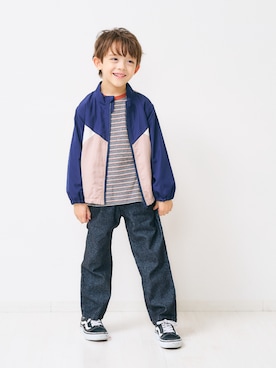 「アイテム（ブルゾン）」を使った、F.O.OnlineStoreさん（キッズ・110cm）の秋コーディネート
