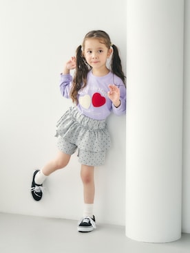 「apres les cours（アプレレクール）のアイテム」を使った、F.O.OnlineStoreさん（キッズ・110cm）の春コーディネート