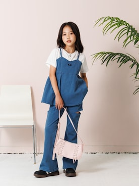 「アイテム（トップス）」を使った、F.O.OnlineStoreさん（キッズ・140cm）の夏コーディネート