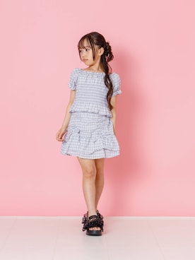「韓国子供服」｜F.O.OnlineStoreさん（キッズ・124cm）の夏コーディネート