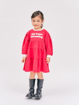 「アイテム（ワンピース）」を使った、F.O.OnlineStoreさん（キッズ・110cm）の冬コーディネート