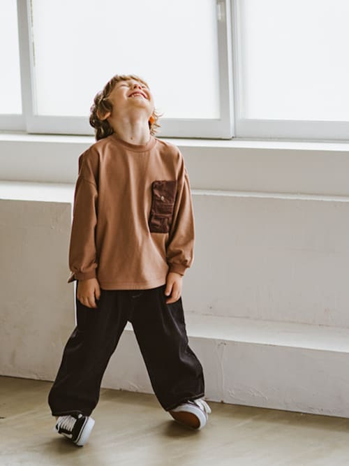 ゆるシルエットのワイドタックパンツ（その他パンツ）｜p.premier