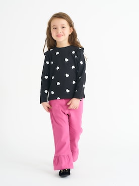 「アイテム（パンプス）」を使った、F.O.OnlineStoreさん（キッズ・110cm）の秋コーディネート