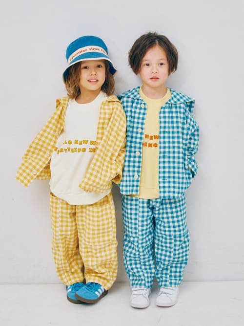 おまとめ専用です✨ツイルシャンブレーFreshセーラーシャツ+イエローボーダーT セーラーシャツジャケット_ジュニア対応（シャツ/ブラウス）｜p