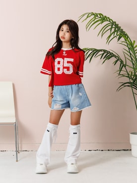 「アイテム（その他パンツ）」を使った、F.O.OnlineStoreさん（キッズ・140cm）の夏コーディネート