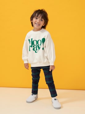 「アイテム（スウェット）」を使った、F.O.OnlineStoreさん（キッズ・110cm）の秋コーディネート