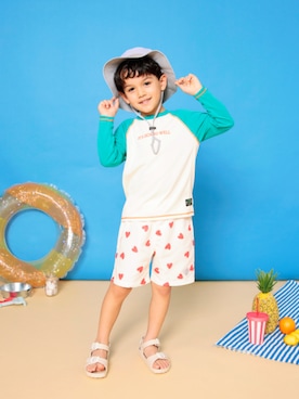 「アイテム（水着）」を使った、F.O.OnlineStoreさん（キッズ・110cm）の夏コーディネート