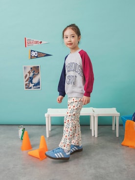 「BREEZE（ブリーズ）の【リンク】カレッジ長袖トレーナー_セットアップ可（スウェット、その他）」を使った、F.O.OnlineStoreさん（キッズ・110cm）の秋コーディネート