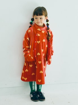 「アイテム（ワンピース/ドレス）」を使った、F.O.OnlineStoreさん（キッズ・110cm）の秋コーディネート