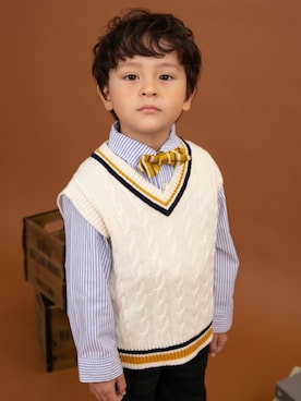 「アイテム（フォーマルスーツ/小物）」を使った、F.O.OnlineStoreさん（キッズ・110cm）の秋コーディネート