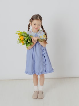 「Boribon（ボリボン）のアイテム」を使った、F.O.OnlineStoreさん（キッズ・110cm）の春コーディネート