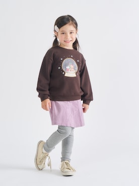 「アイテム（スカート）」を使った、F.O.OnlineStoreさん（キッズ・110cm）の秋コーディネート