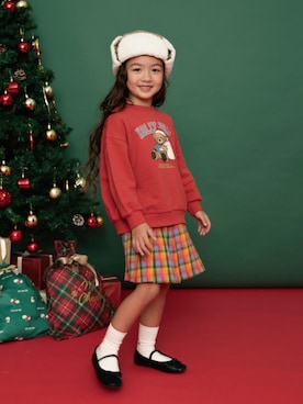 「アイテム（帽子）」を使った、F.O.OnlineStoreさん（キッズ・110cm）の秋コーディネート