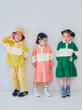 「p.premier（ピードットプルミエ）のアイテム」を使った、F.O.OnlineStoreさん（キッズ・110cm）の冬コーディネート