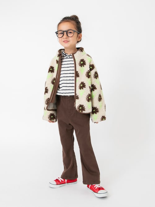 セール】【ジュニア対応】girlsボアジャケット（ブルゾン）｜BREEZE