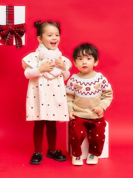 「アイテム（ワンピース/ドレス）」を使った、F.O.OnlineStoreさん（キッズ・90cm）の秋コーディネート