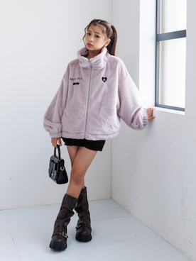 「アイテム（ハンドバッグ）」を使った、F.O.OnlineStoreさん（キッズ・140cm）の秋コーディネート