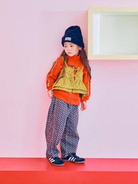 「p.premier（ピードットプルミエ）のアイテム」を使った、F.O.OnlineStoreさん（キッズ・110cm）の夏コーディネート