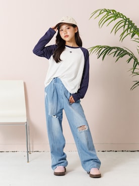 「アイテム（パンツ）」を使った、F.O.OnlineStoreさん（キッズ・140cm）の夏コーディネート
