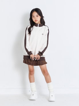 「アイテム（カーディガン/ボレロ）」を使った、F.O.OnlineStoreさん（キッズ・140cm）の秋コーディネート