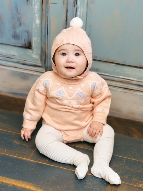 ノルディックニットボディースーツ（ロンパース）｜apres les cours