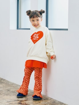 「アイテム（ワンピース/ドレス）」を使った、F.O.OnlineStoreさん（キッズ・110cm）の冬コーディネート