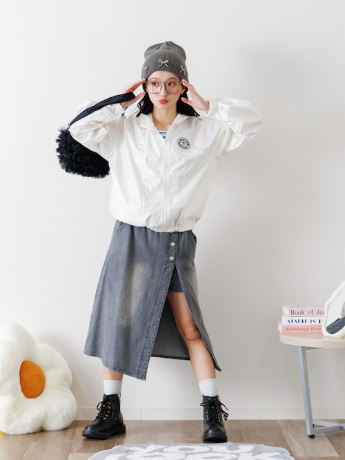 セール】【ACTIVE】シャカシャカパーカー（ナイロンジャケット）｜algy